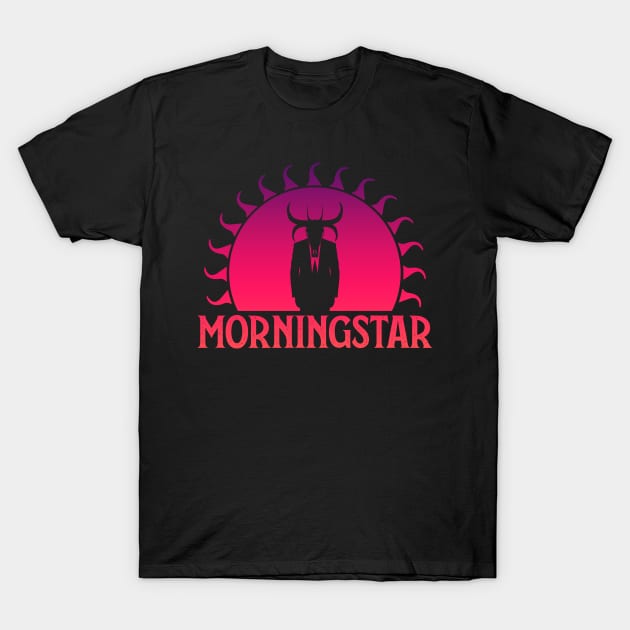 Morningstar (Crimson Dawn): A Bible Inspired Design T-Shirt by McNerdic